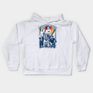 Fleetwood Mac Retro Aesthetic Design Kids Hoodie